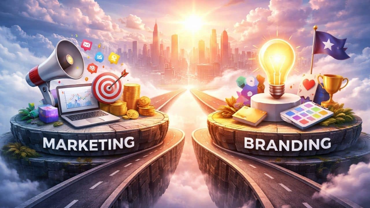 Difference Between Marketing and Branding for Startups